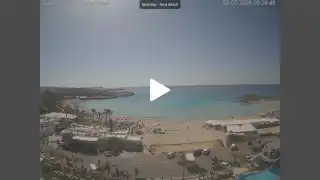 Thumbnail May 8, 2026 07:00 Ayia Napa Cyprus - Nissi Beach Panorama
