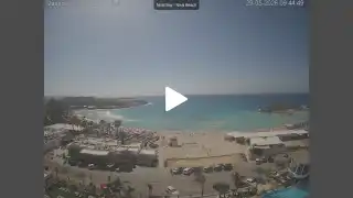 Thumbnail May 29, 2026 07:00 Ayia Napa Cyprus - Nissi Beach Panorama