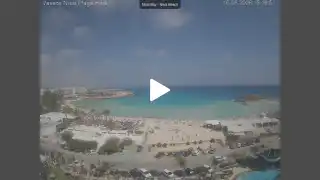 Thumbnail June 10, 2026 13:00 Ayia Napa Cyprus - Nissi Beach Panorama
