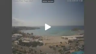 Thumbnail June 20, 2026 07:00 Ayia Napa Cyprus - Nissi Beach Panorama