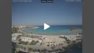 Thumbnail July 10, 2026 15:00 Ayia Napa Cyprus - Nissi Beach Panorama