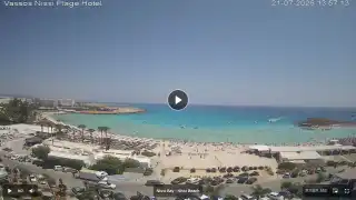 Thumbnail July 21, 2026 11:00 Ayia Napa Cyprus - Nissi Beach Panorama
