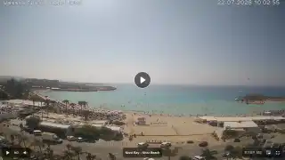 Thumbnail July 22, 2026 07:00 Ayia Napa Cyprus - Nissi Beach Panorama