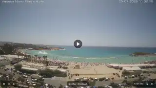 Thumbnail July 25, 2026 08:00 Ayia Napa Cyprus - Nissi Beach Panorama