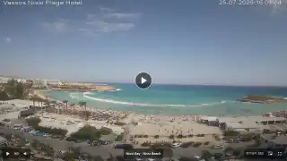 Thumbnail July 25, 2026 13:00 Ayia Napa Cyprus - Nissi Beach Panorama