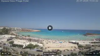 Thumbnail July 26, 2026 12:00 Ayia Napa Cyprus - Nissi Beach Panorama