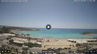 Thumbnail July 28, 2026 08:00 Ayia Napa Cyprus - Nissi Beach Panorama