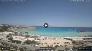 Thumbnail July 28, 2026 11:00 Ayia Napa Cyprus - Nissi Beach Panorama