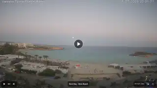 Thumbnail July 28, 2026 17:00 Ayia Napa Cyprus - Nissi Beach Panorama