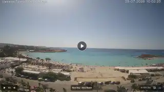 Thumbnail July 29, 2026 07:00 Ayia Napa Cyprus - Nissi Beach Panorama