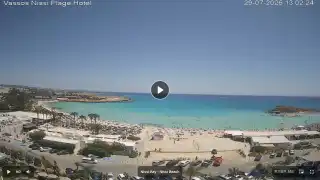 Thumbnail July 29, 2026 10:00 Ayia Napa Cyprus - Nissi Beach Panorama
