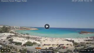Thumbnail July 29, 2026 12:00 Ayia Napa Cyprus - Nissi Beach Panorama