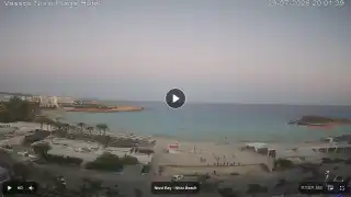 Thumbnail July 29, 2026 17:00 Ayia Napa Cyprus - Nissi Beach Panorama