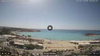 Thumbnail July 30, 2026 07:00 Ayia Napa Cyprus - Nissi Beach Panorama