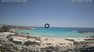 Thumbnail July 30, 2026 10:00 Ayia Napa Cyprus - Nissi Beach Panorama