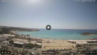Thumbnail July 31, 2026 07:00 Ayia Napa Cyprus - Nissi Beach Panorama