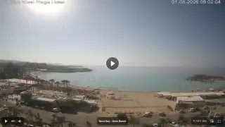 Thumbnail August 1, 2026 06:00 Ayia Napa Cyprus - Nissi Beach Panorama