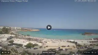 Thumbnail August 1, 2026 13:00 Ayia Napa Cyprus - Nissi Beach Panorama
