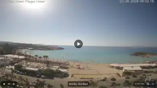 Thumbnail August 3, 2026 06:00 Ayia Napa Cyprus - Nissi Beach Panorama