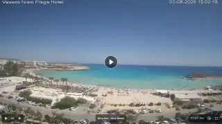 Thumbnail August 3, 2026 12:00 Ayia Napa Cyprus - Nissi Beach Panorama