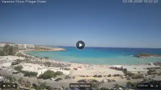 Thumbnail August 3, 2026 13:00 Ayia Napa Cyprus - Nissi Beach Panorama