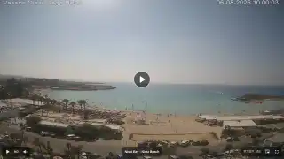Thumbnail August 6, 2026 07:00 Ayia Napa Cyprus - Nissi Beach Panorama