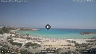 Thumbnail August 6, 2026 11:00 Ayia Napa Cyprus - Nissi Beach Panorama