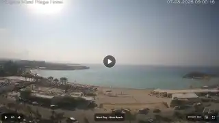 Thumbnail August 7, 2026 06:00 Ayia Napa Cyprus - Nissi Beach Panorama