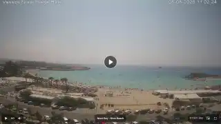 Thumbnail August 8, 2026 08:00 Ayia Napa Cyprus - Nissi Beach Panorama