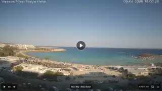 Thumbnail August 9, 2026 15:00 Ayia Napa Cyprus - Nissi Beach Panorama