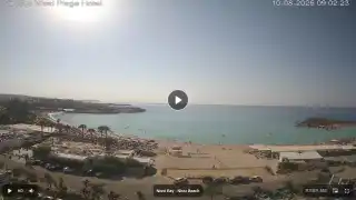 Thumbnail August 10, 2026 06:00 Ayia Napa Cyprus - Nissi Beach Panorama