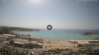 Thumbnail August 10, 2026 07:00 Ayia Napa Cyprus - Nissi Beach Panorama