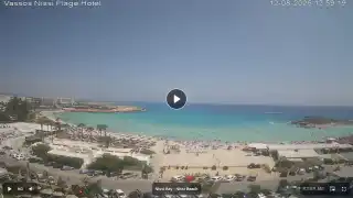 Thumbnail August 12, 2026 11:00 Ayia Napa Cyprus - Nissi Beach Panorama