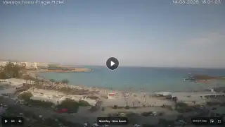 Thumbnail August 14, 2026 15:00 Ayia Napa Cyprus - Nissi Beach Panorama