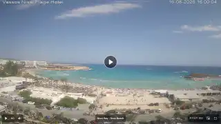 Thumbnail August 16, 2026 13:00 Ayia Napa Cyprus - Nissi Beach Panorama
