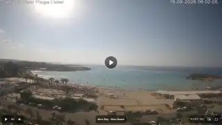 Thumbnail August 19, 2026 06:00 Ayia Napa Cyprus - Nissi Beach Panorama