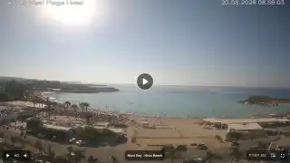 Thumbnail August 20, 2026 06:00 Ayia Napa Cyprus - Nissi Beach Panorama