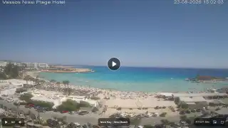 Thumbnail August 23, 2026 12:00 Ayia Napa Cyprus - Nissi Beach Panorama
